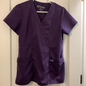 Grey”s Anatomy by Barco S scrub top, purple